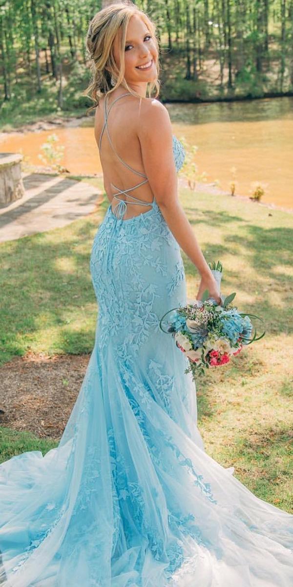 21 Adorable Blue Wedding Dresses For Romantic Celebration
