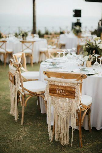 boho wedding trends chair decor Iluminen