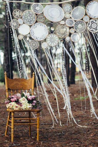 boho wedding trends dream catcher backdrop Peggy Saas