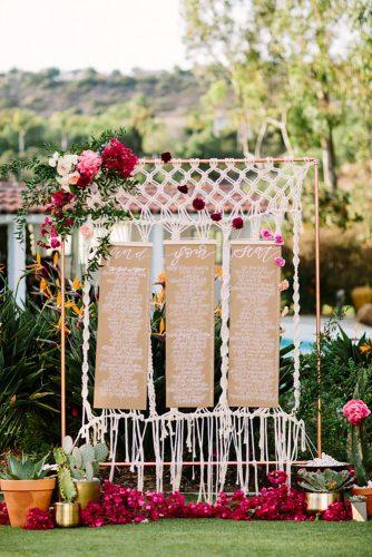 boho wedding trends macrame sign let s floric together