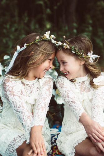 flower girl dresses with long sleeves full lace angelina norris