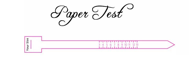 Learn How to Measure Your Ring Size Online at Home, Ring Size Chart