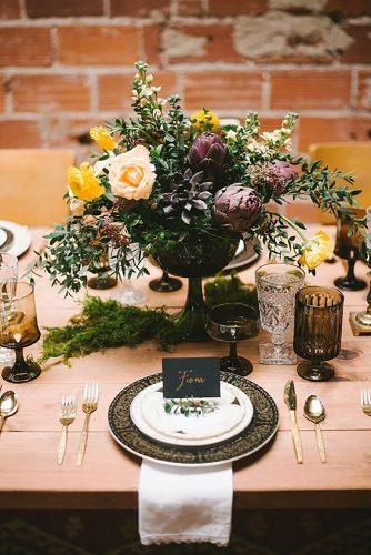 industrial wedding decor floral centepiece jennabechtholt