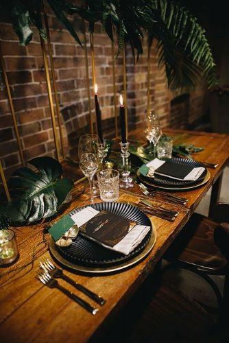 industrial wedding decor decrk table decor Ode Studios