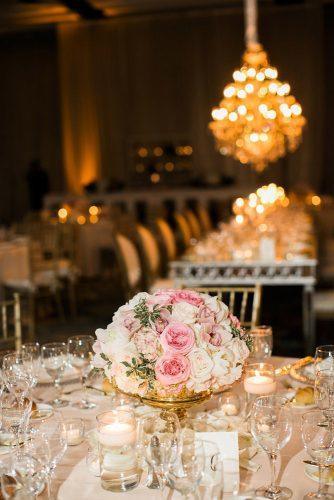 luxury wedding decor ideas small centerpiece Jacqui Cole Photography