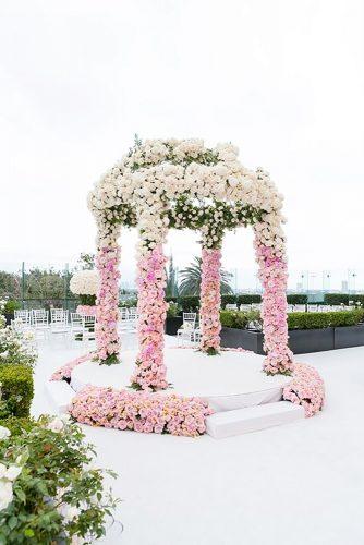 luxury wedding decor ideas square arch Simone Martin Photography