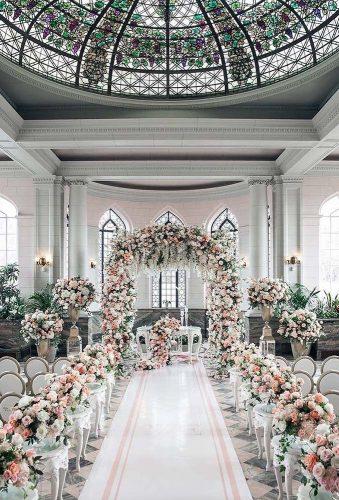 luxury wedding decor ideas wedding aisle agistudio