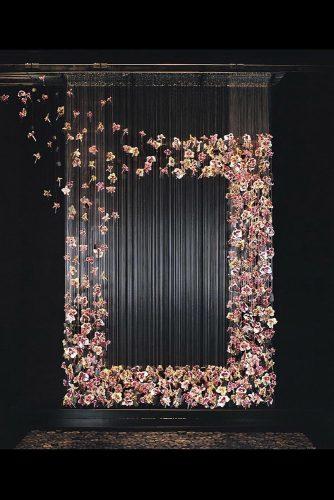 minimalist wedding decor modern pink roses arch adamhunter