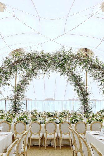natural wedding décor white tent and greenery white flowers ktmerry