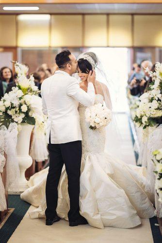 real wedding house hyde park bride and groom in church splendid