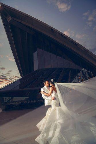 real wedding house hyde park couple at sunset splendid