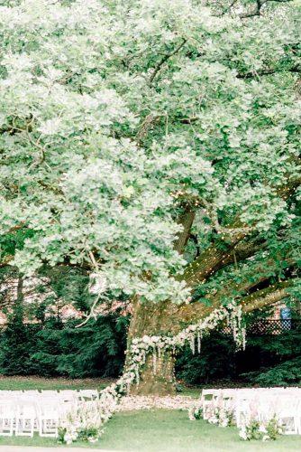 rustic wedding venues garden ceremony decor Rachel Pearlman