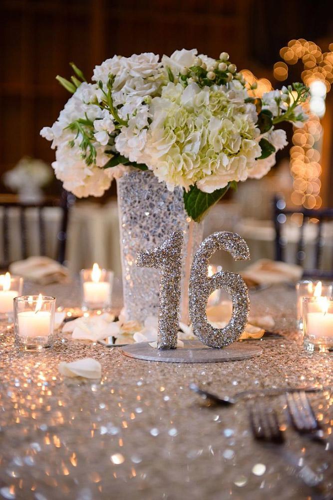 silver-wedding-decor-ideas-sparkle-tablecloth-vase-and-tablerunner-carterelite