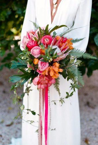 tropical wedding bouquets simple bouquet with tape e m anderson