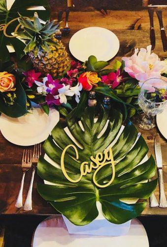 Tropical Wedding Reception Decorations