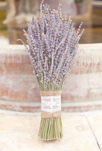 wedding dried flowers bouquets lace lavenender bouquet Marin Kristine Photography
