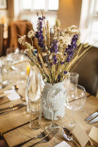 wedding dried flowers decor tender centerpiece Frances Sales