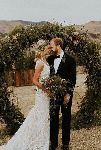 wedding floral moon gates greenery boho gates laleflorals