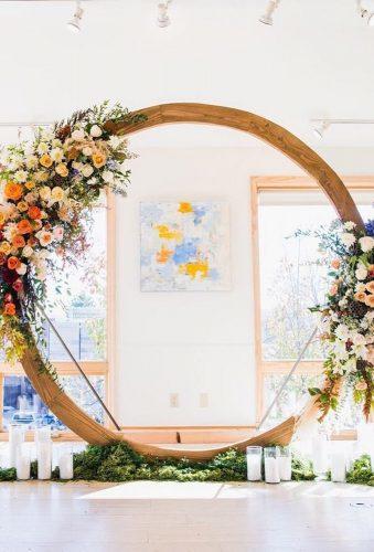wedding floral moon gates simple arch christina kiffney weddings