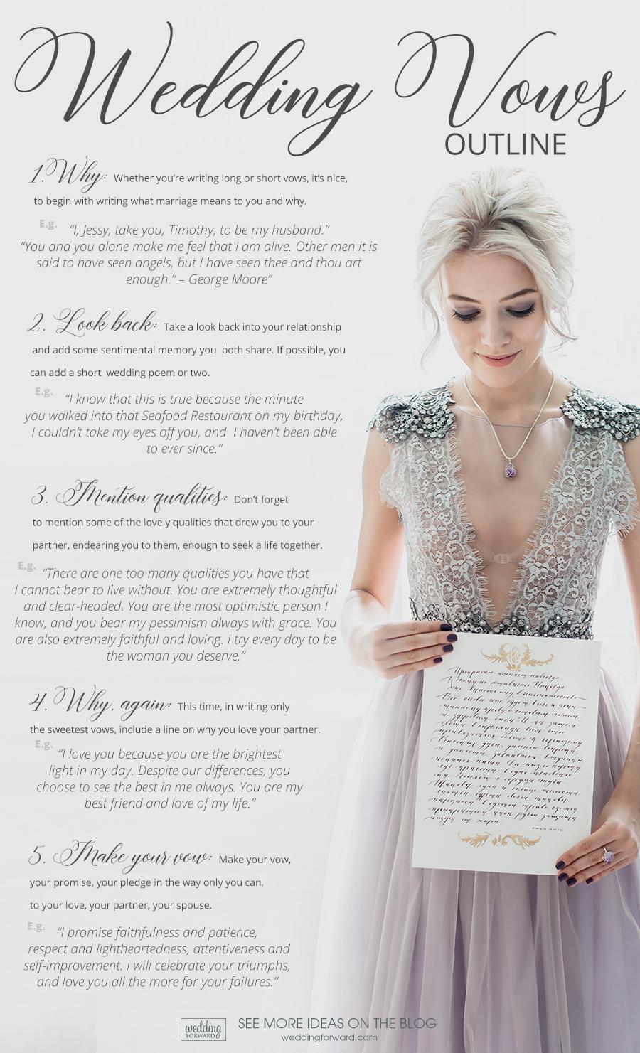 59 Wedding Vows For Her Examples And Outline Wedding Forward