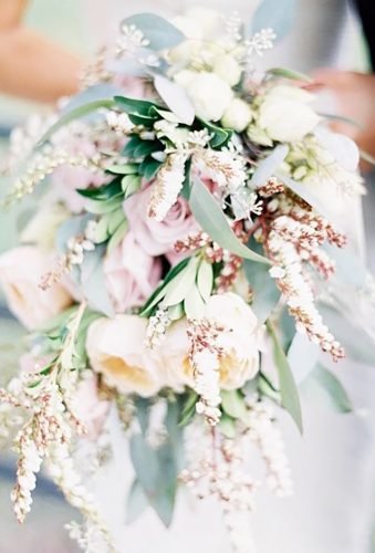 blush wedding bouquets blush cascade bouquet inspiredbylove events