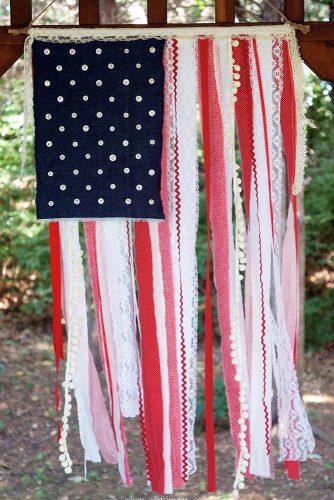 independence day wedding 4th of july diy ceremony backdrop red white and blue craftiments