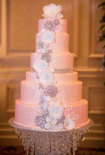 luxury wedding cakes pink sparkle cake mccardellphotography