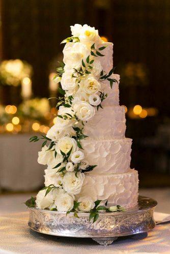 luxury wedding cakes white floral cake Emilia Jane Photography