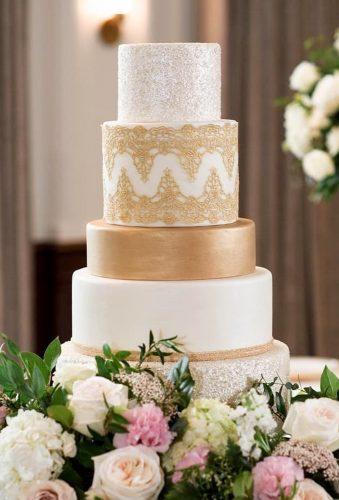 luxury wedding cakes white gold cake jenweinman