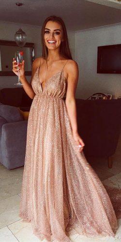  wedding dress code long with spaghetti straps sequins casual saidmhamadofficial