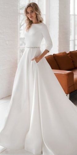 cheap modest wedding gowns