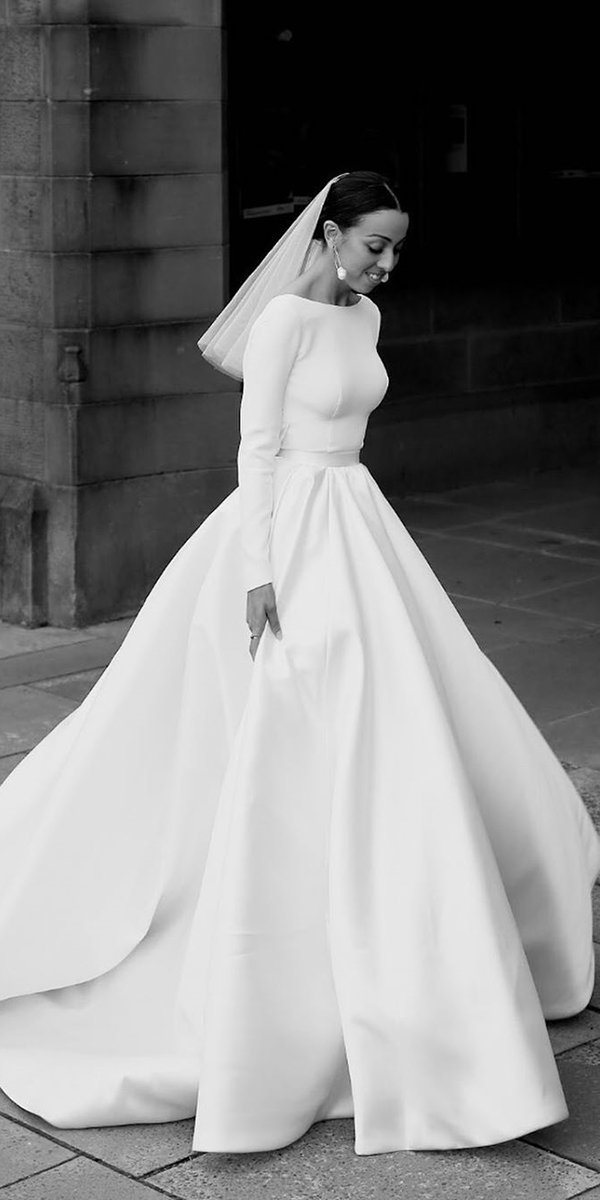 30 Cute Modest Wedding Dresses To Inspire | Page 9 of 12 | Wedding Forward