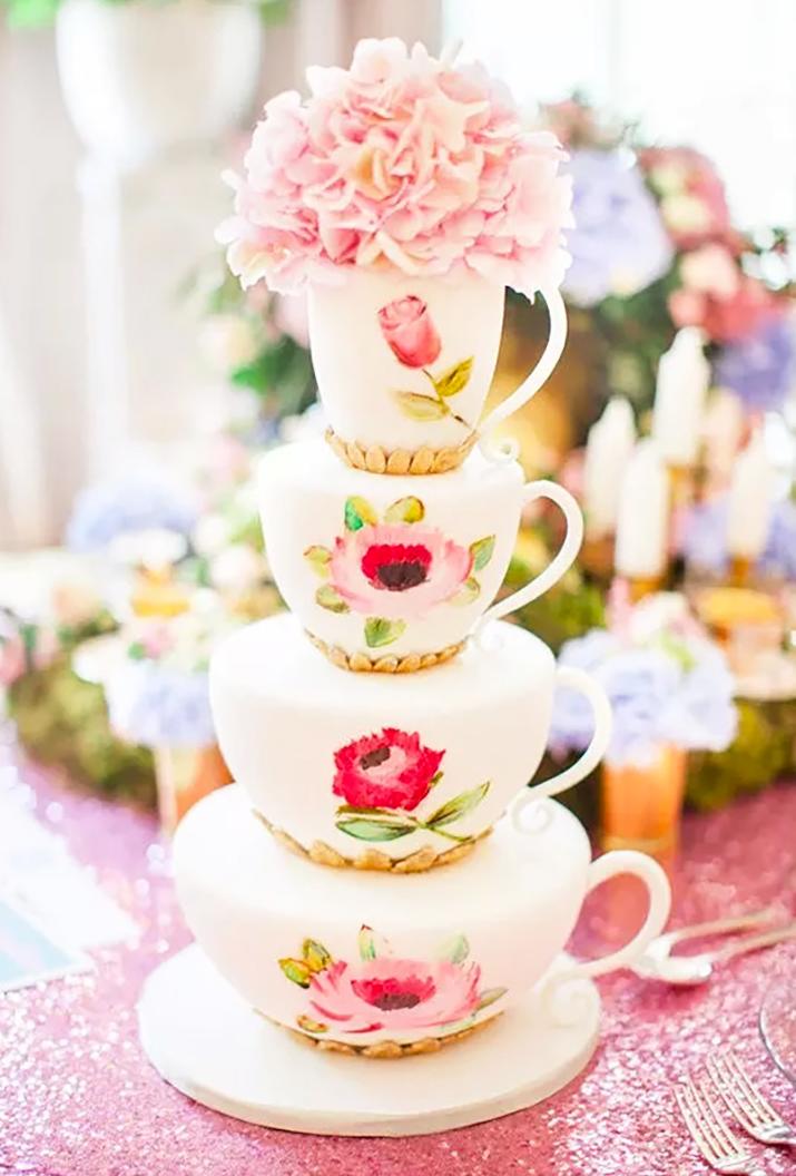 handpainted wedding cakes unusual cake