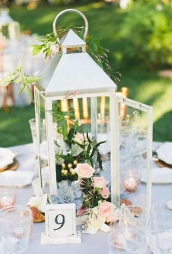 wedding table lanterns