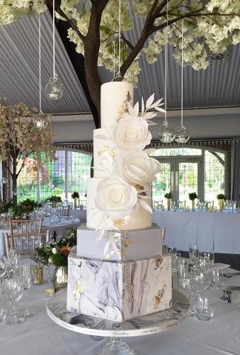 36 Trendy Marble Wedding Cakes Wedding Forward