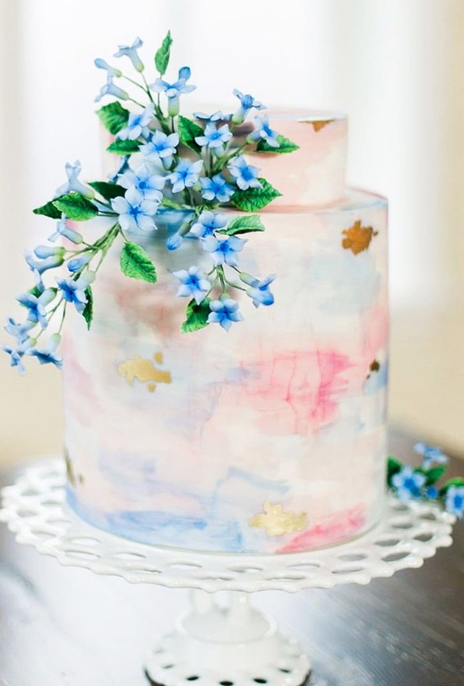 mini wedding cakes small pastel cake