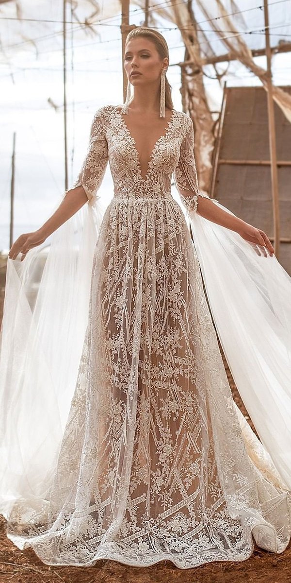 wedding gown for rustic theme