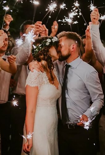 Wunderkerze Foto Ideen Tipps Hochzeitskuss Adam Janoszek