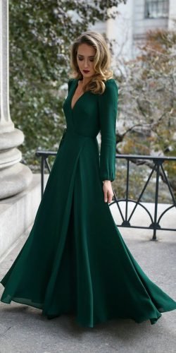 casual long dresses for wedding guest