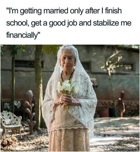 wedding memes old lady me waiting for wedding