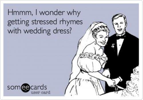 wedding memes wedding dress wedding stress