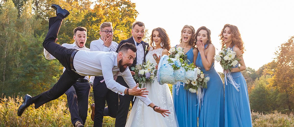 wedding memes wedding fail guests and newlyweds with cake featured