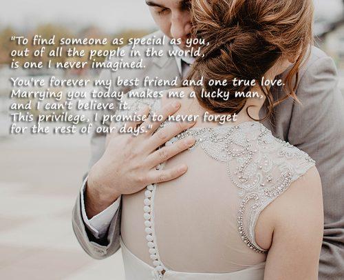 42 Wedding Vows For Him 2020 With Tips On Writing Wedding Forward