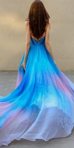 blue wedding gowns 2019