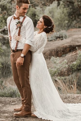 suspenders wedding outfit