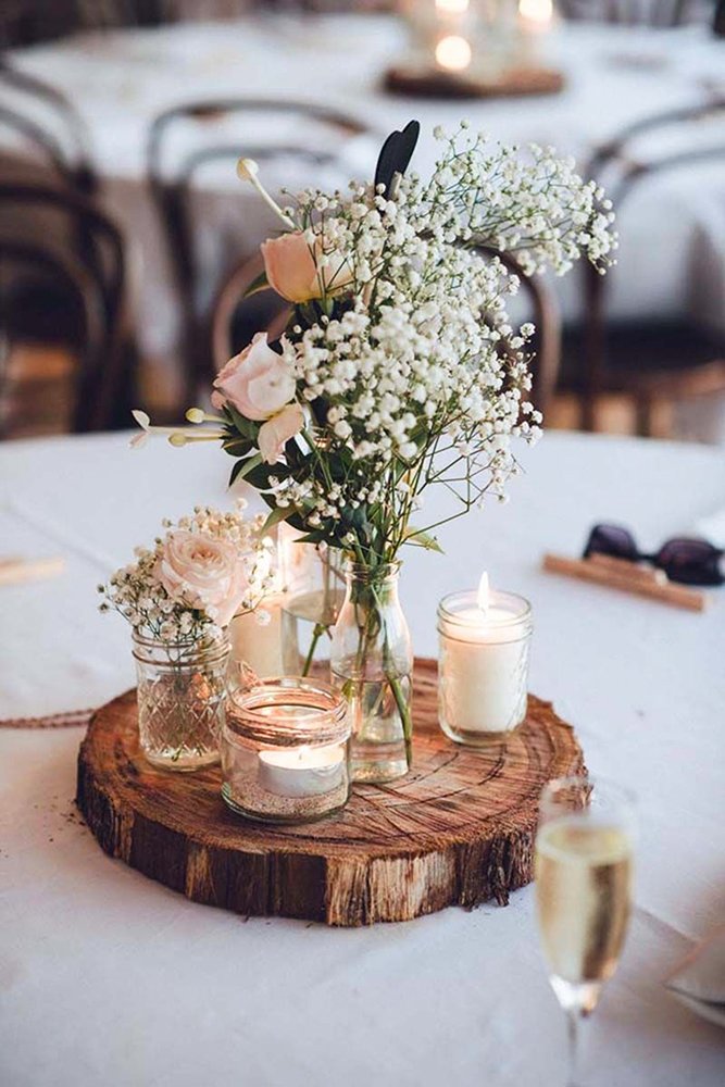 6 X Vintage Wedding Jars Glass Wedding Centerpiece Hessian Shabby Chic 