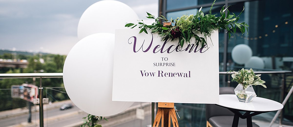 vow renewal ceremony script ceremony sign outdoor featured