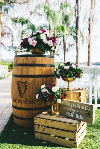 wooden crates wedding ideas crates in aisle decor Rudy Marta Photography