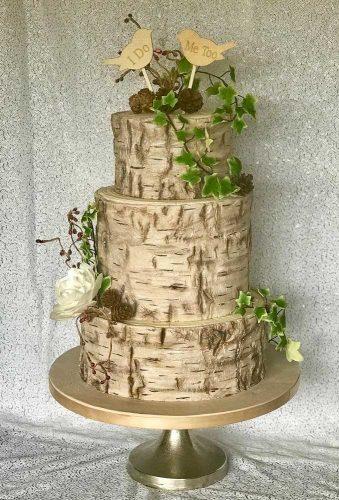 woodland themed wedding cakes cake with birds jenscakeboutique