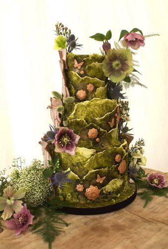 42 Must See Rustic Woodland Themed Wedding Cakes Wedding Forward